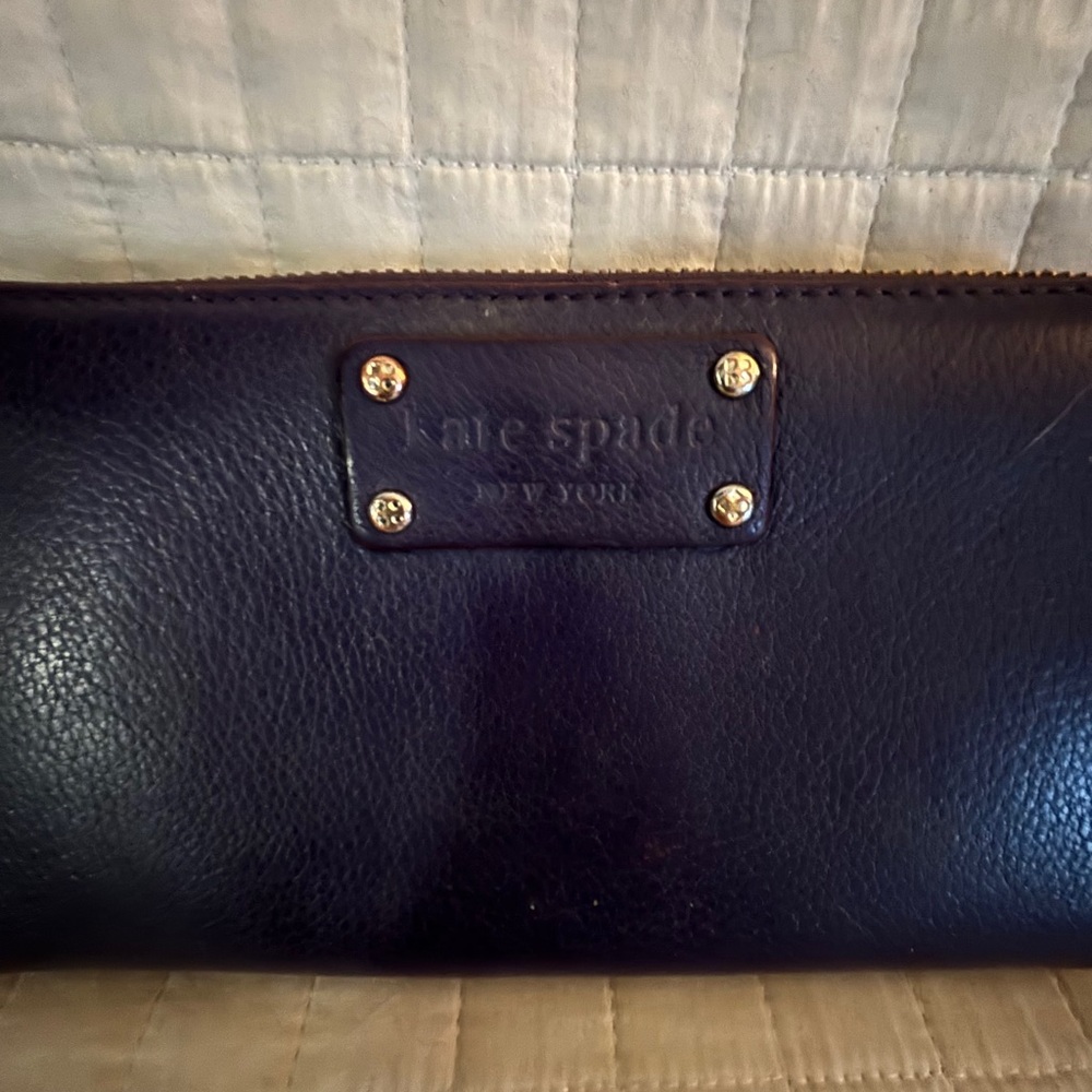 Kate Spade Purple Leather Wallet